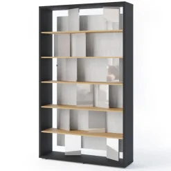 Lenart Szafki I Regały Do Biura|Szafki I Regały Do Pokoju Młodzieżowego*Regał otwarty z oświetleniem LED Fitt FP-01P