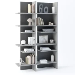 Lenart Szafki I Regały Do Biura|Szafki I Regały Do Pokoju Młodzieżowego*Regał otwarty z oświetleniem LED Fitt FL-01R