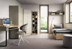 Meblar Szafki I Regały Do Pokoju Młodzieżowego|Regały Do Pokoju Młodzieżowego*Regał z półkami do pokoju Alessio AE4 eukaliptus