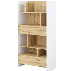 Lenart Tapczany|Nadstawki Do Półkotapczanu*REGAŁ Z SZUFLADAMI BC-28 DO PÓŁKOTAPCZANU DĄB ARTISAN / BIAŁY 92x178 BED CONCEPT
