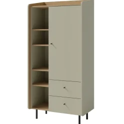 Meblar Szafki I Regały Do Pokoju Młodzieżowego|Regały Do Pokoju Młodzieżowego*Regał z szufladami i szafką do pokoju Alessio AE5 eukaliptus