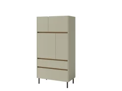 Meblar Szafki I Regały Do Pokoju Młodzieżowego|Regały Do Pokoju Młodzieżowego*Regał z szufladami i szafkami do pokoju Luca LC5  eukaliptus