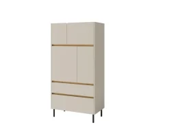 Meblar Szafki I Regały Do Pokoju Młodzieżowego|Regały Do Pokoju Młodzieżowego*Regał z szufladami, szafką do pokoju Luca LC5 beż piaskowy