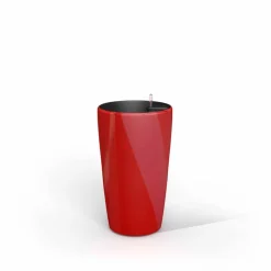 ArteHome Doniczki I Osłonki*Ronda elegancka donica w kolorze czerwonym z wkładem nawadniającym 33x33x57