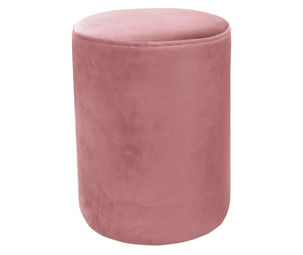 Dzieci Hauss Pufy Do Przedpokoju|Pufy Do Pokoju Młodzieżowego*Różowa pufa okrągła welurowa Roller Magic Velvet 2263