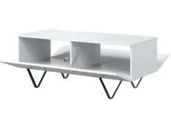 Bogart Stoliki Kawowe I Ławy*SCALIA ŁAWA 120 2K - biały mat / czarne nogi