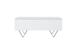 Bogart Stoliki Kawowe I Ławy*SCALIA ŁAWA 120 2K - biały mat / czarne nogi