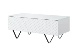 Bogart Stoliki Kawowe I Ławy*SCALIA ŁAWA 120 2K - biały mat / czarne nogi