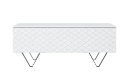 Bogart Stoliki Kawowe I Ławy*SCALIA ŁAWA 120 2K - biały mat / czarne nogi