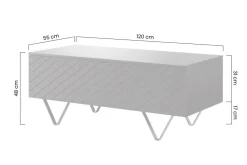 Bogart Stoliki Kawowe I Ławy*SCALIA ŁAWA 120 2K - labrador / złote nogi