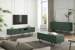 Bogart Stoliki Kawowe I Ławy*SCALIA ŁAWA 120 2K - labrador / czarne nogi