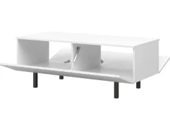 Bogart Stoliki Kawowe I Ławy*SCALIA II ŁAWA 120 2K - biały mat / czarne nogi