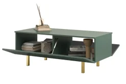 Bogart Stoliki Kawowe I Ławy*SCALIA II ŁAWA 120 2K - labrador / złote nogi