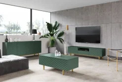 Bogart Stoliki Kawowe I Ławy*SCALIA II ŁAWA 120 2K - labrador / złote nogi