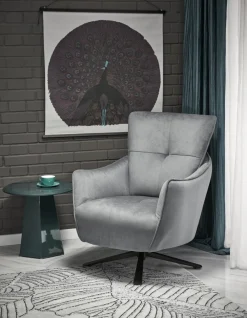 Halmar Fotele*SCAMPI fotel wypoczynkowy, popielaty (1p=1szt)1 sztuka