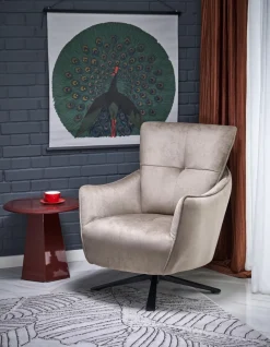 Halmar Fotele*SCAMPI fotel wypoczynkowy, cappuccino (1p=1szt)1 sztuka