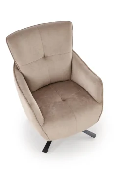 Halmar Fotele*SCAMPI fotel wypoczynkowy, cappuccino (1p=1szt)1 sztuka