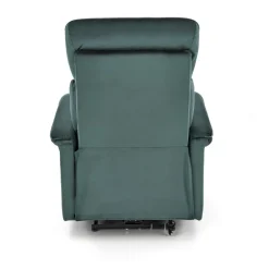Halmar Fotele*SEMIR fotel z funkcja elektrycznego rozkładania / gniazdo USB, ciemny zielony (2p=1szt)1 sztuka