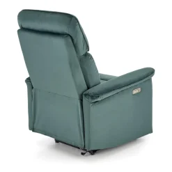 Halmar Fotele*SEMIR fotel z funkcja elektrycznego rozkładania / gniazdo USB, ciemny zielony (2p=1szt)1 sztuka