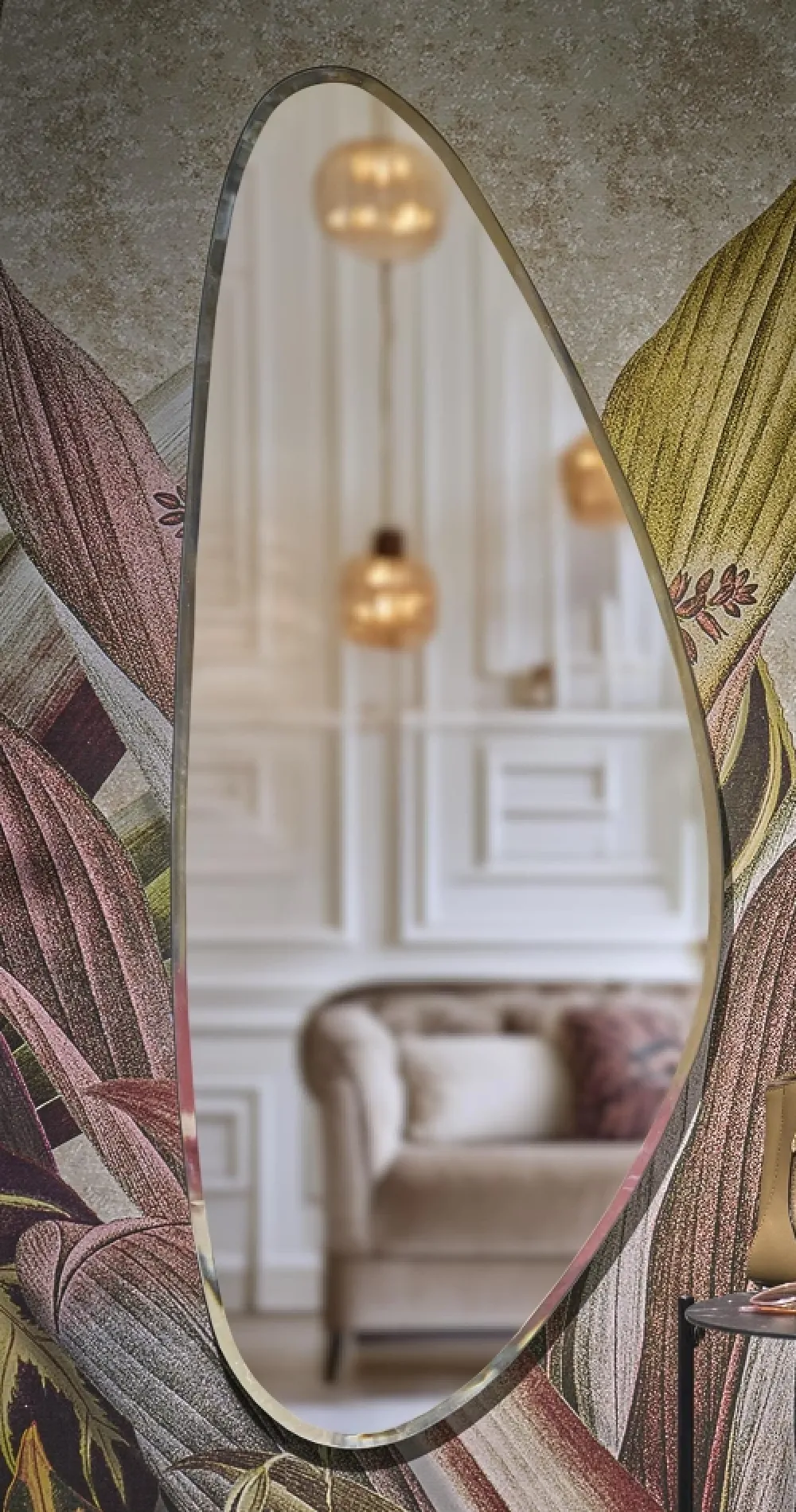 Halmar Lustra*SERENITY lustro ścienne, srebrny (1p=1szt)1 sztuka