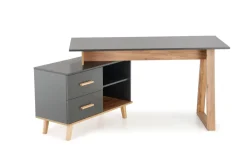 Halmar Biurka*SERGIO XL biurko antracyt / d.wotan (2p=1szt)1 sztuka