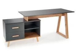 Halmar Biurka*SERGIO XL biurko antracyt / d.wotan (2p=1szt)1 sztuka