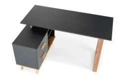 Halmar Biurka*SERGIO XL biurko antracyt / d.wotan (2p=1szt)1 sztuka