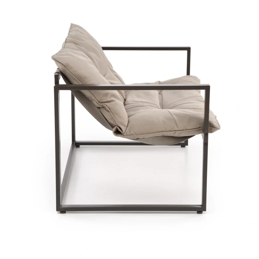 Halmar Meble Ogrodowe*SHARK zestaw ogrodowy ( sofa + fotel 2x + ława ), ciemny brąz / cappuccino (1p=1szt)1 sztuka