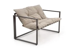 Halmar Meble Ogrodowe*SHARK zestaw ogrodowy ( sofa + fotel 2x + ława ), ciemny brąz / cappuccino (1p=1szt)1 sztuka