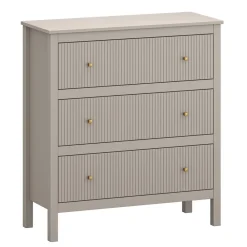 Mebelbos Komody Do Biura|Komody Do Przedpokoju*Skandynawska komoda ryflowana z szufladami KLEO KL-04