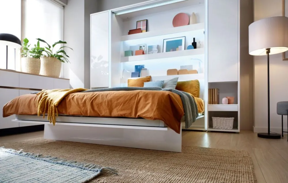 Lenart Tapczany|Sofy Do Półkotapczanu*SOFA BEŻOWA do półkotapczanu BED CONCEPT TKANINA ART 82610