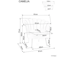 Signal Wypoczynkowe*Sofa Camellia 2 Velvet
