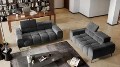 Wersal Kanapy I Sofy Do Salonu|Sofy Z Funkcją Relaks*Sofa do salonu z regulowanymi zagłówkami Plaza 2/2E