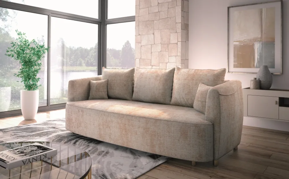 Libro Kanapy I Sofy Do Salonu|Sofy Dwuosobowe*Sofa Risel z funkcją spania i pojemnikiem