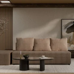 Hauss Sofy Trzyosobowe|Sofy Rozkładane*Sofa rozkładana z poduszkami Vero brązowa Tilia 17