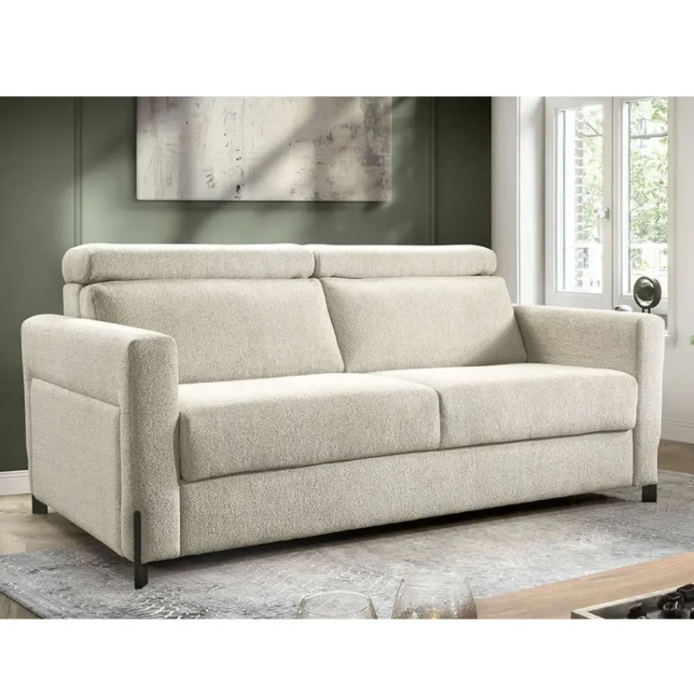 Libro Kanapy I Sofy Do Salonu|Sofy Dwuosobowe*Sofa rozkładana ze stelażem włoskim i ruchomymi zagłówkami Elite