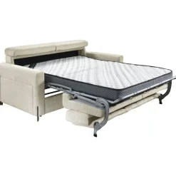 Libro Kanapy I Sofy Do Salonu|Sofy Dwuosobowe*Sofa rozkładana ze stelażem włoskim i ruchomymi zagłówkami Elite