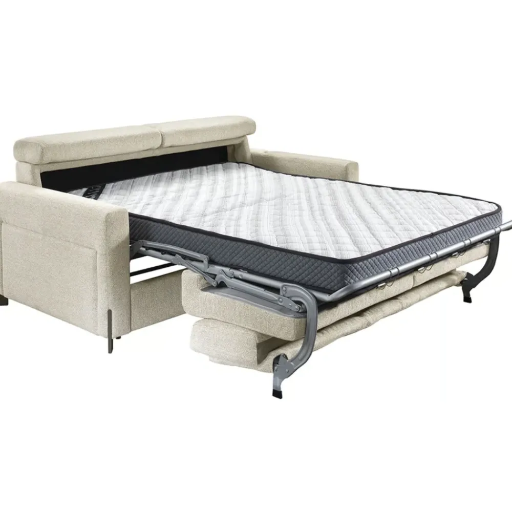 Libro Kanapy I Sofy Do Salonu|Sofy Dwuosobowe*Sofa rozkładana ze stelażem włoskim i ruchomymi zagłówkami Elite