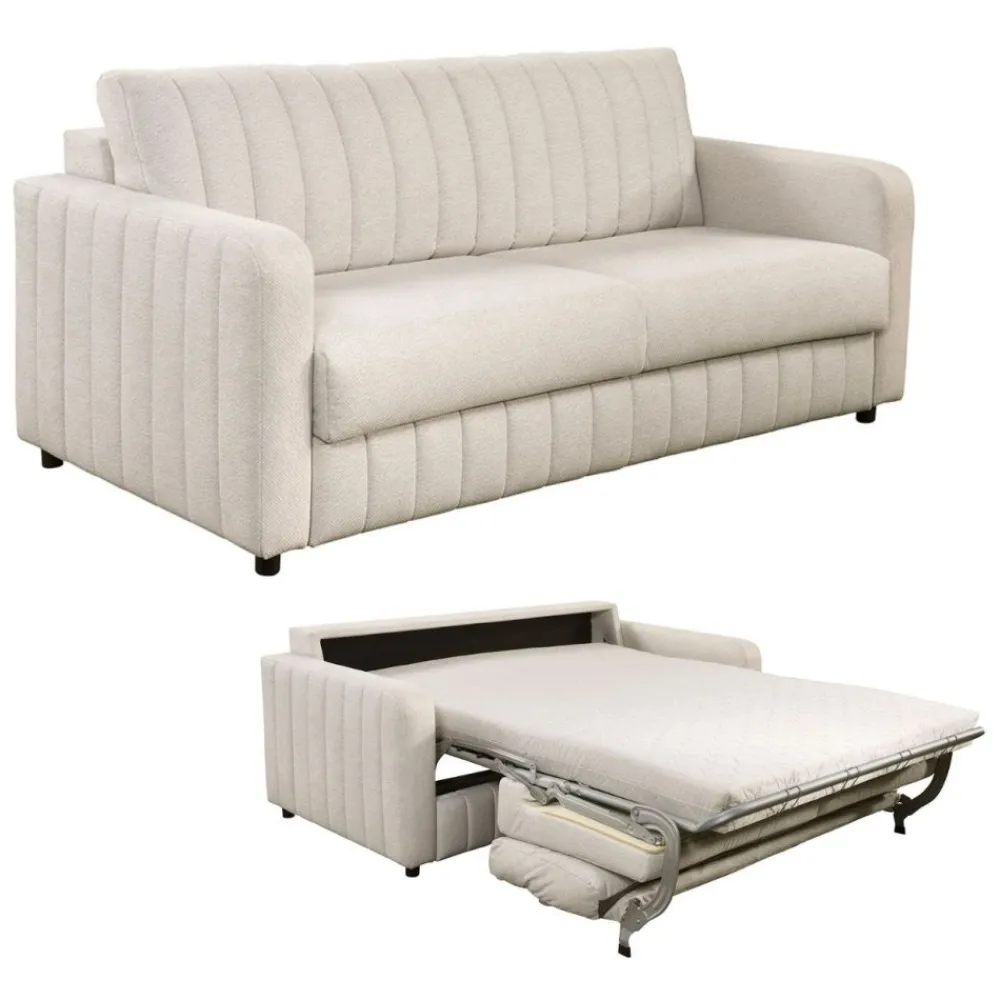 Libro Kanapy I Sofy Do Salonu|Sofy Dwuosobowe*Sofa rozkładana ze stelażem włoskim i materacem Grace