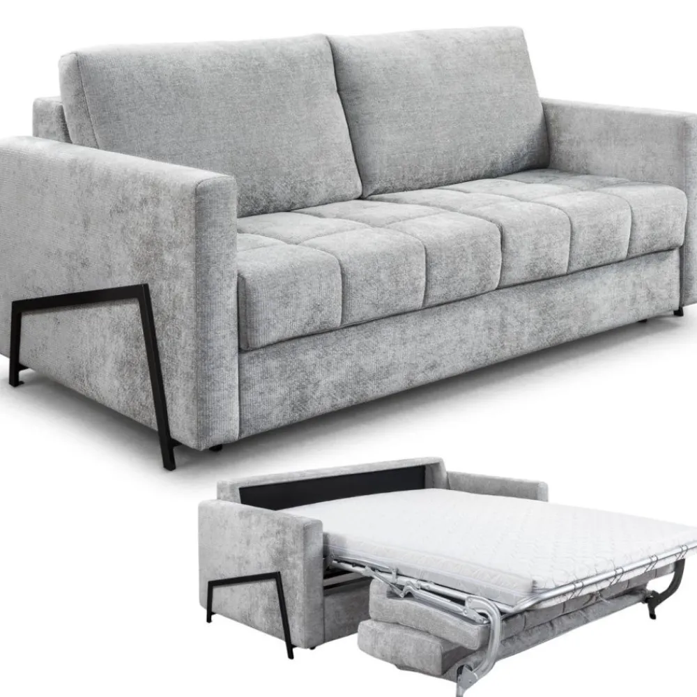 Libro Kanapy I Sofy Do Salonu|Sofy Dwuosobowe*Sofa rozkładana ze stelażem włoskim i materacem Angel