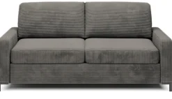 Wersal Łóżka Młodzieżowe|Kanapy I Sofy Do Salonu*Sofa ze stelażem włoskim i materacem 140x200 grafitowa Tino Poso 22