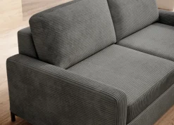 Wersal Łóżka Młodzieżowe|Kanapy I Sofy Do Salonu*Sofa ze stelażem włoskim i materacem 140x200 grafitowa Tino Poso 22