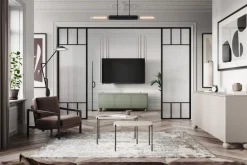 Bogart Komody*SONATIA II KOMODA 200 4D4SZ - cashmere / nogi kule