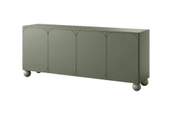 Bogart Komody*SONATIA II KOMODA 200 4D4SZ - oliwka / nogi kule