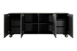 Bogart Komody*SONATIA II KOMODA 200 4D4SZ - oliwka / nogi kule