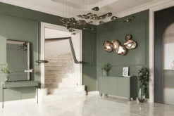 Bogart Komody*SONATIA II KOMODA 150 3D4SZ - oliwka / nogi kule