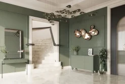 Bogart Komody*SONATIA II KOMODA 150 3D2SZ - oliwka / nogi kule