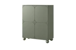 Bogart Komody*SONATIA II KREDENS 120 2D2SZ - oliwka / nogi kule