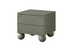 Bogart Szafki I Regały*SONATIA II SZAFKA NOCNA 45 2SZ - oliwka / nogi kule