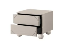 Bogart Szafki I Regały*SONATIA II SZAFKA NOCNA 45 2SZ - cashmere / nogi kule